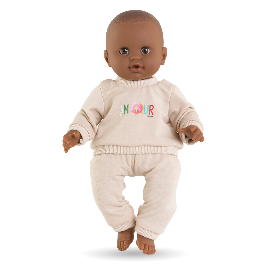 Jogging Beige Pour Poupon 36 Cm