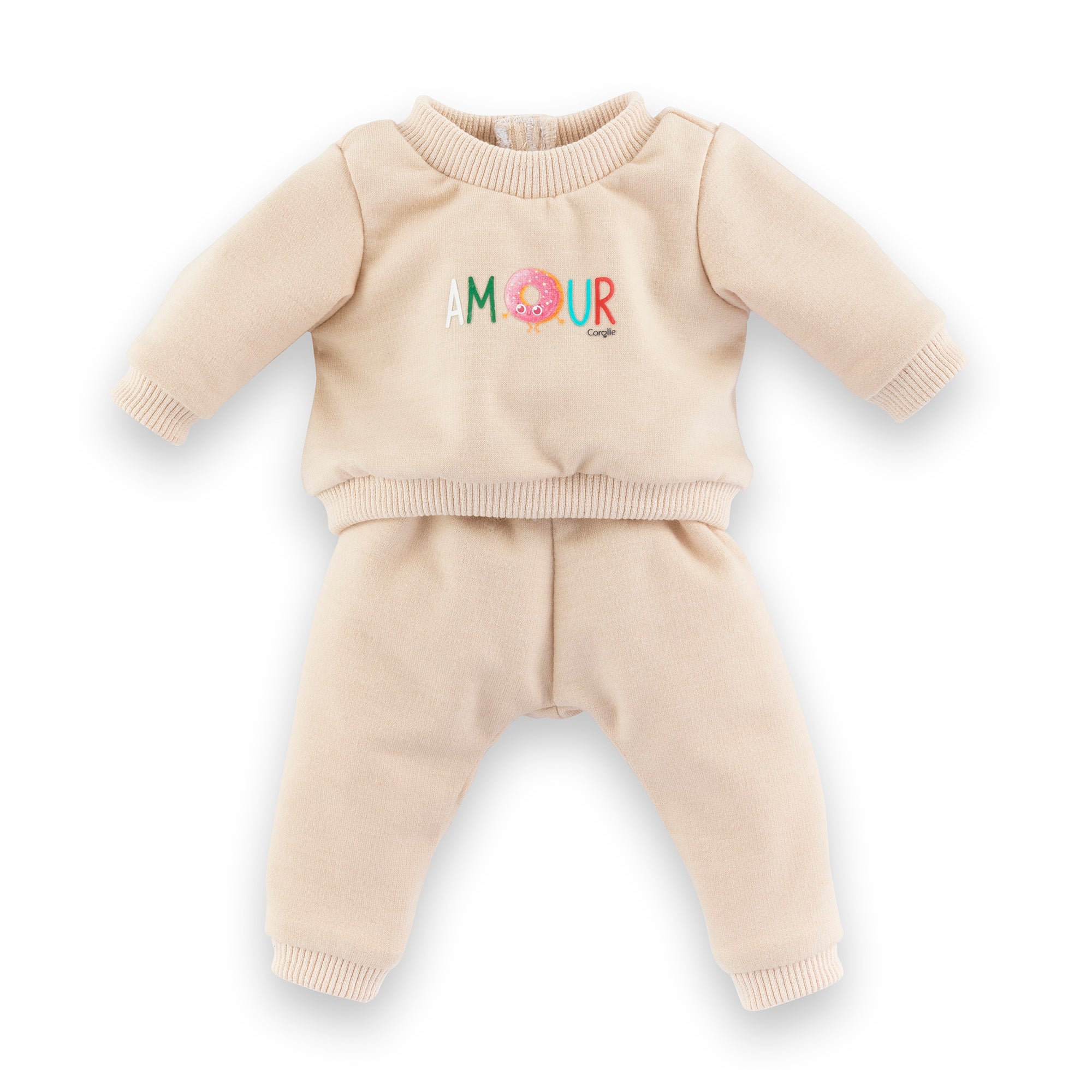 Jogging Beige Pour Poupon 42 Cm