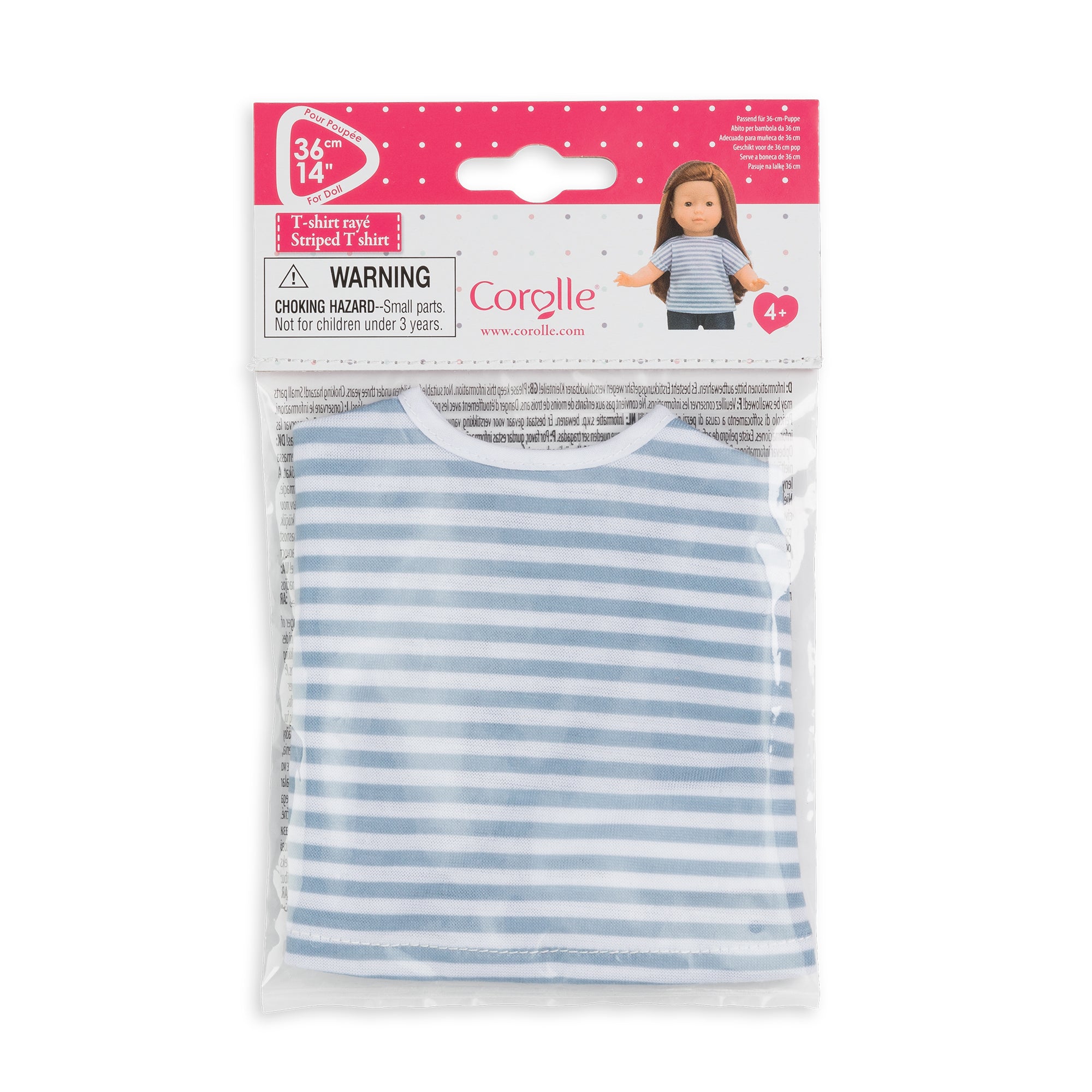 T-Shirt Rayé Pour Poupée Ma Corolle