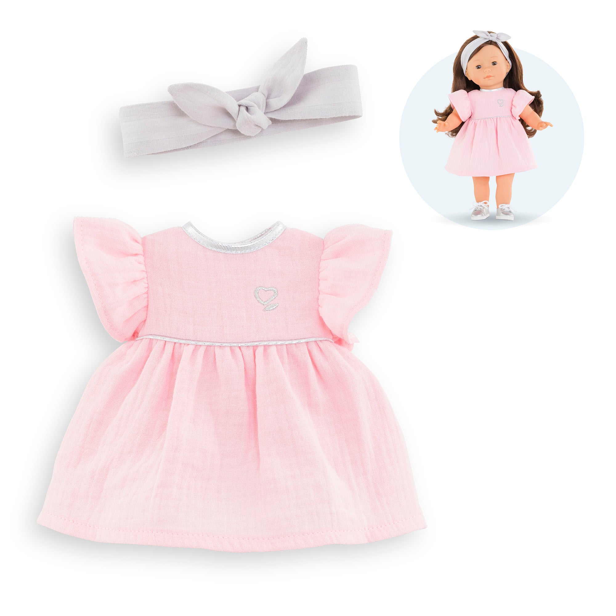 Robe Et Bandeau Pour Poupée Ma Corolle