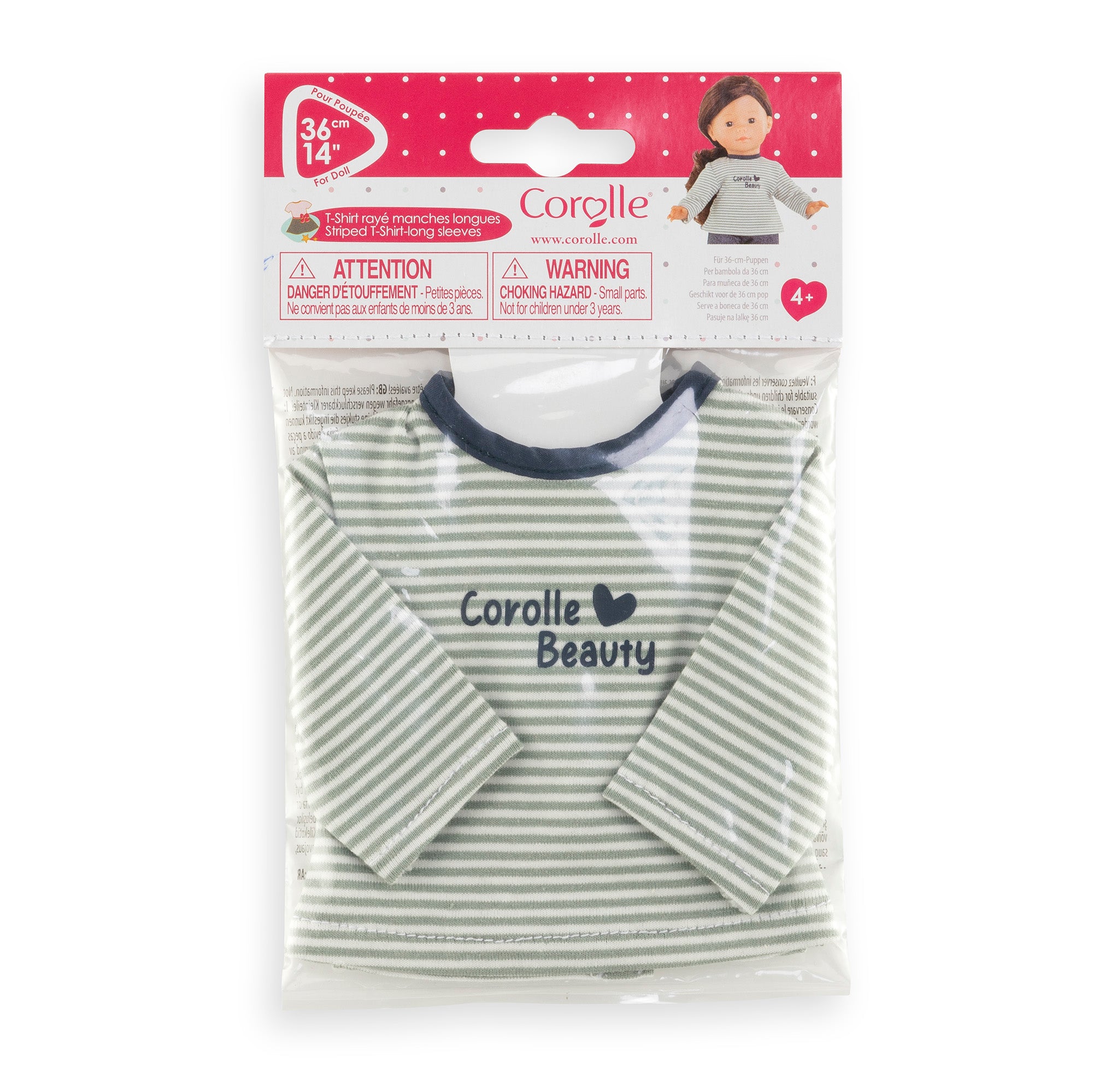 T-Shirt Rayé Manches Longues Pour Poupée Ma Corolle
