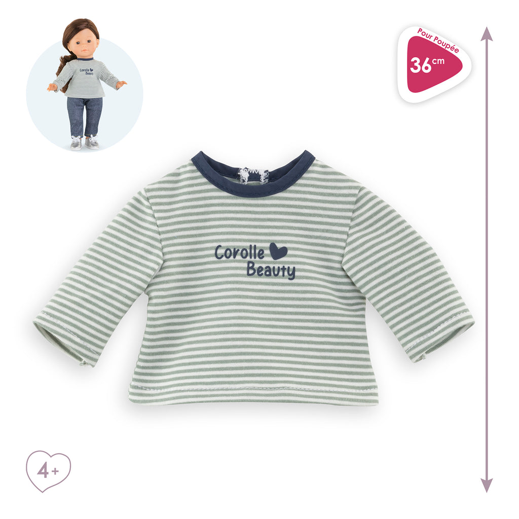 T-Shirt Rayé Manches Longues Pour Poupée Ma Corolle