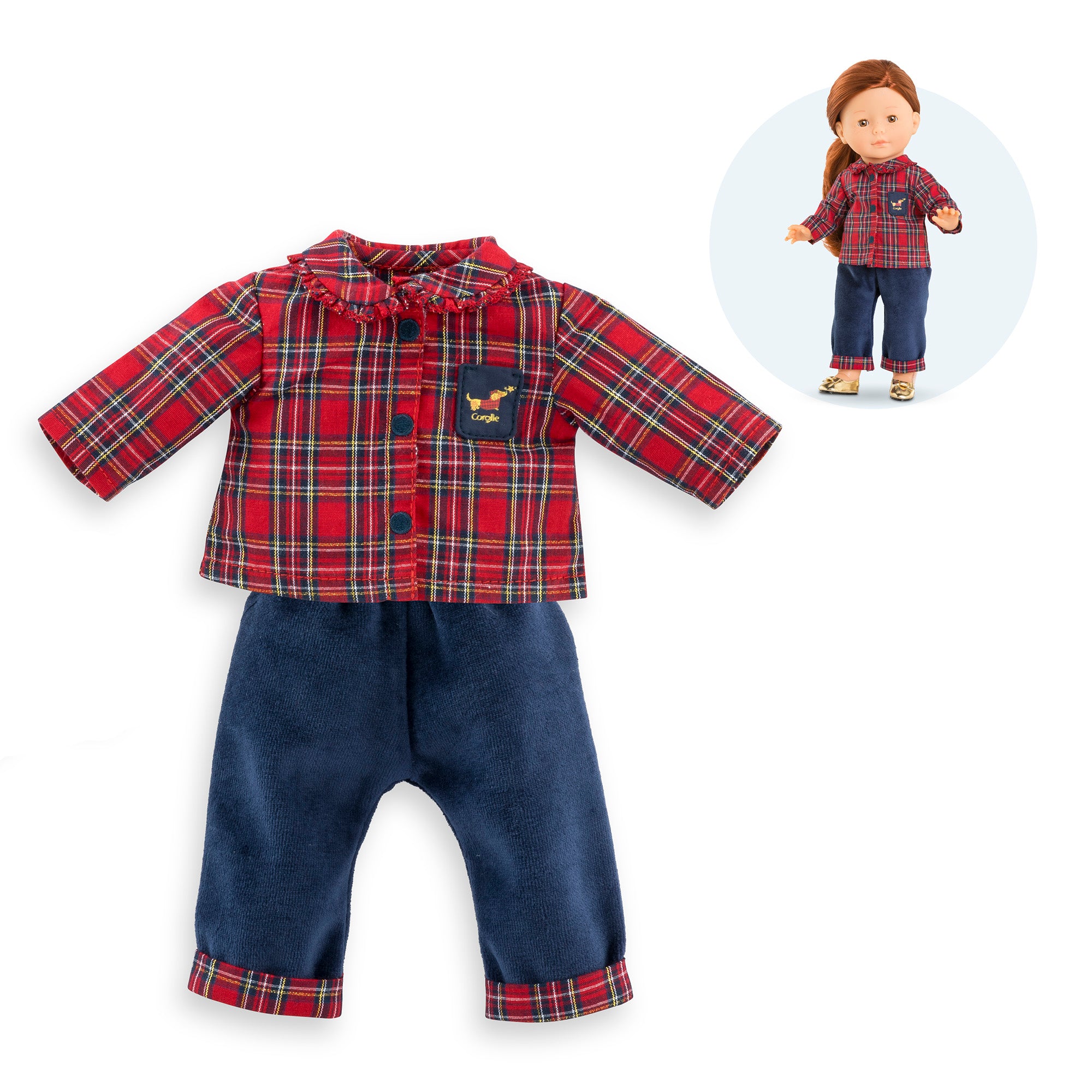 Ensemble Homewear 2 Pièces Corolle En Fêtes Pour Poupée Ma Corolle
