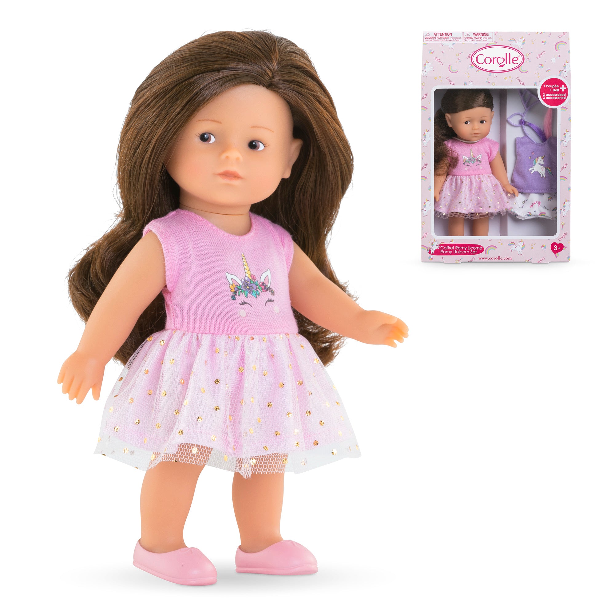 Coffret Poupée Mini Corolline Romy Licorne