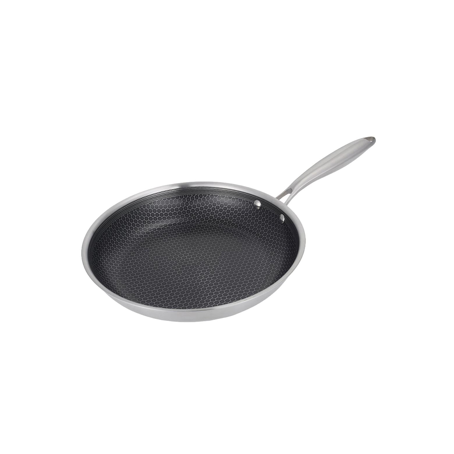 BlackSteel - Poêle - Inox Triplex - Argenté