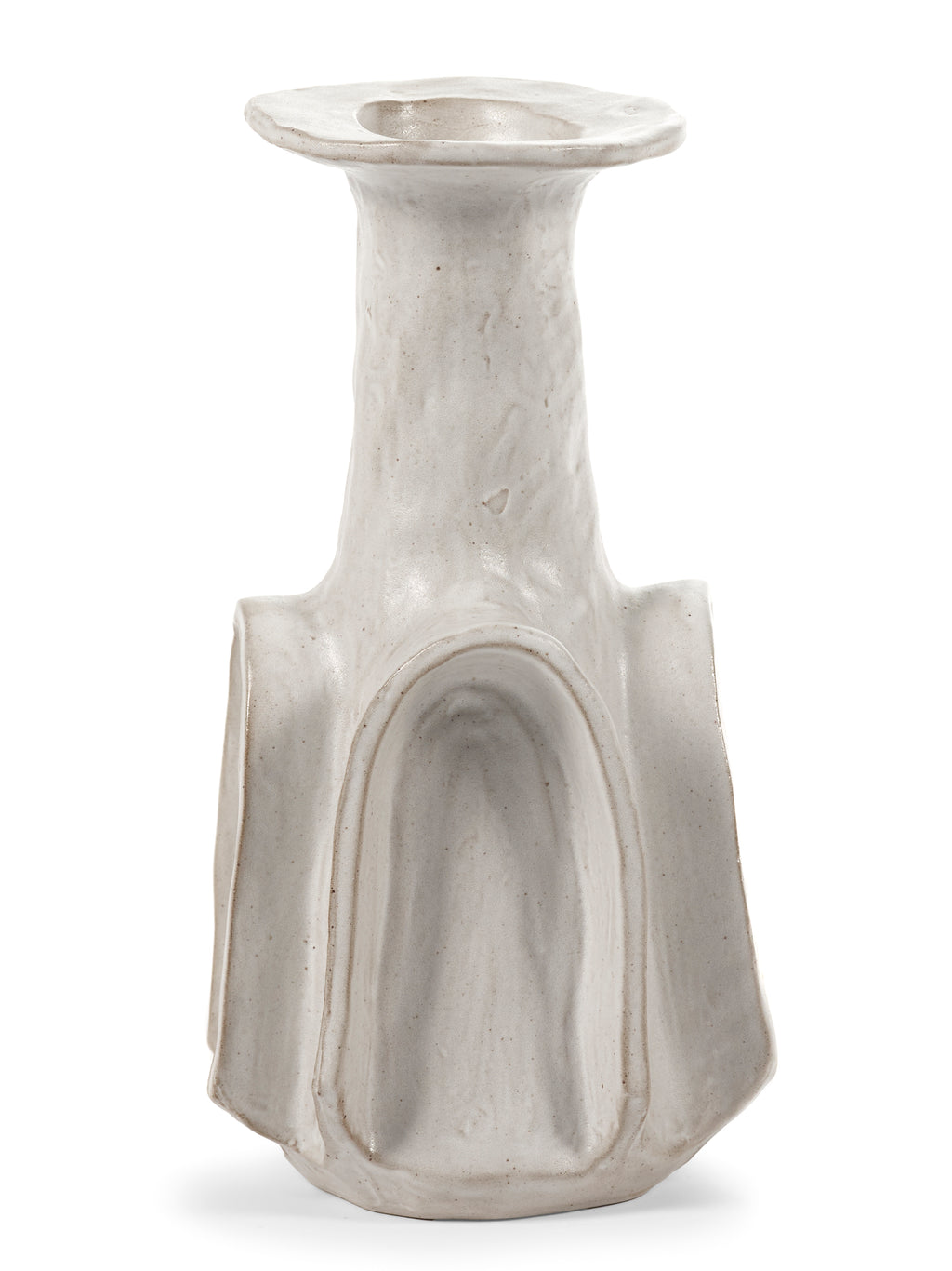 Marie Billy - Vase 02 - L - Stoneware - White