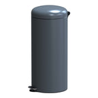 Papelera con pedal Urban de acero inoxidable - 30L - Gris