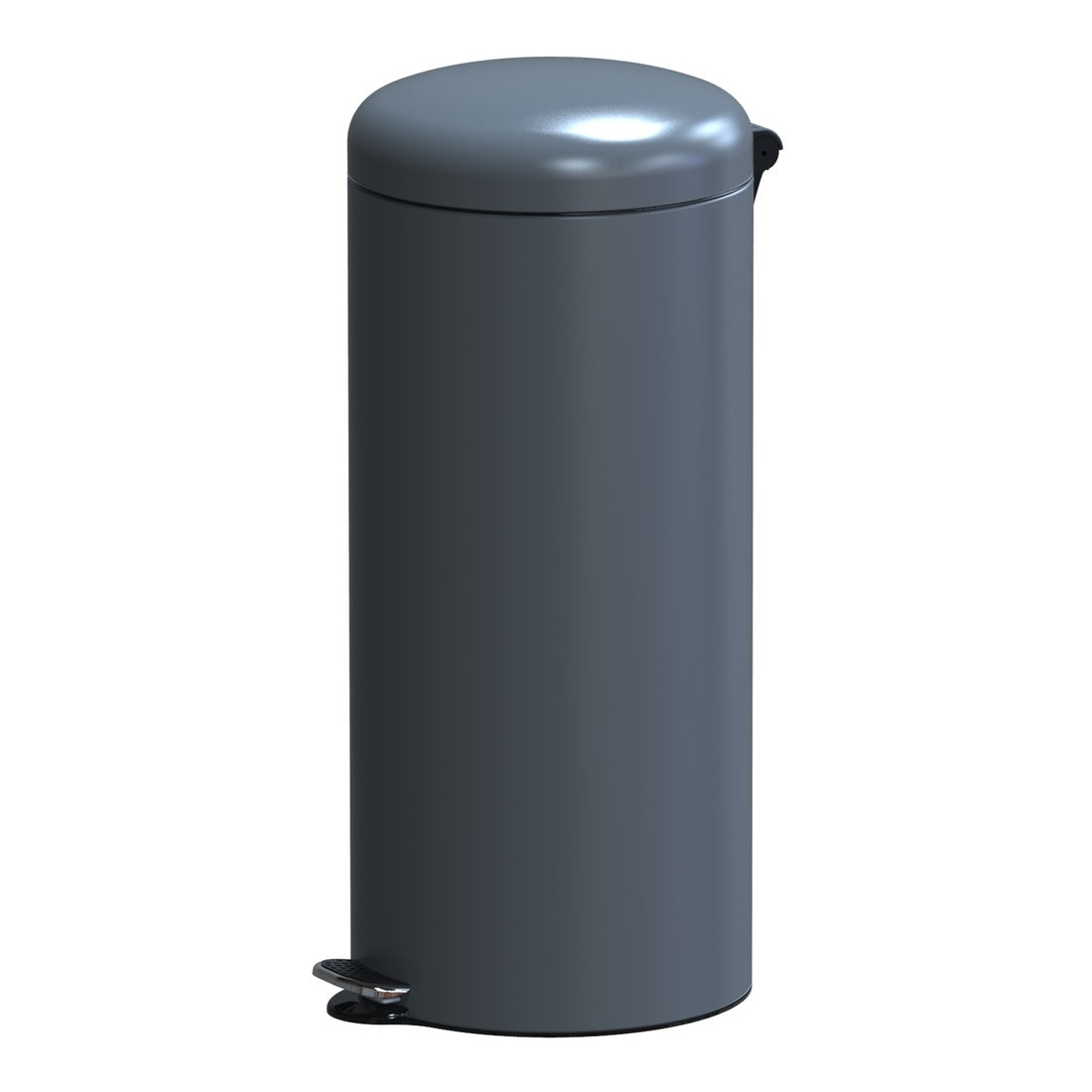 Papelera con pedal Urban de acero inoxidable - 30L - Gris