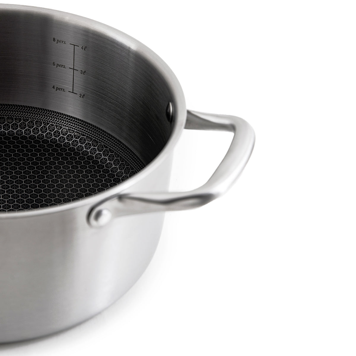 BlackSteel - Marmite - Inox Triplex - Argenté
