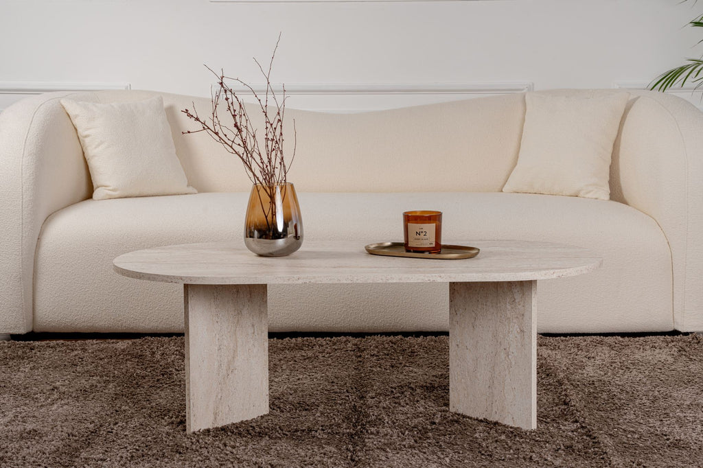 Sable - Coffee Table - Travertine