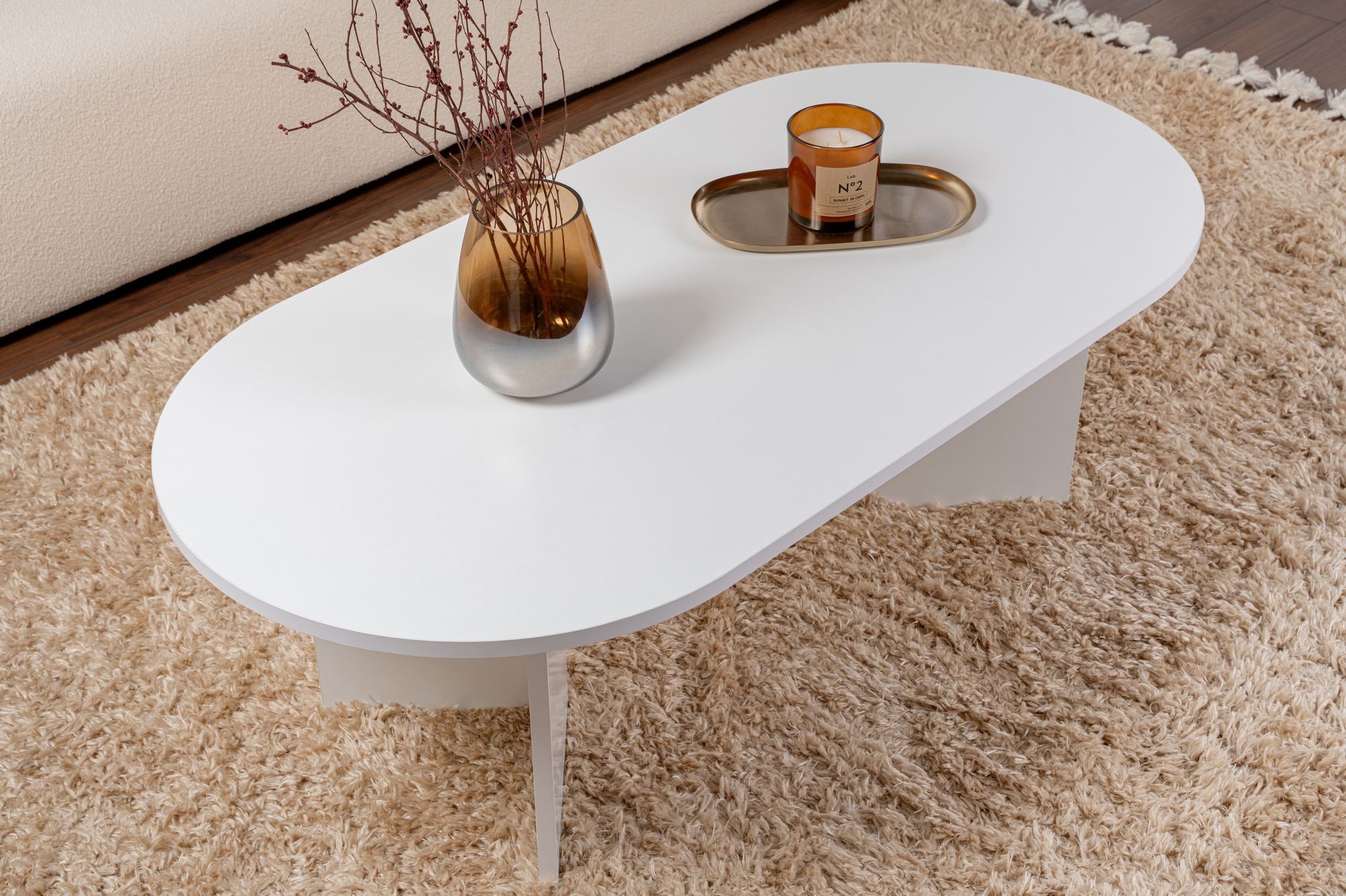 Sable - Coffee Table - White