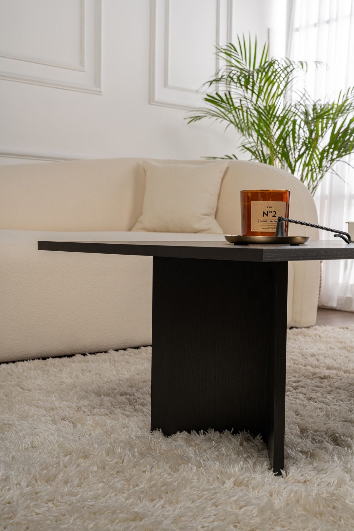 Sabin - Coffee Table - Black Wood