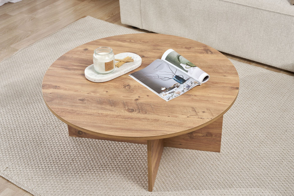 Soleil - Coffee Table - Atlantic Pine