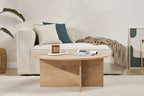 Soleil - Coffee Table - Sapphire Oak