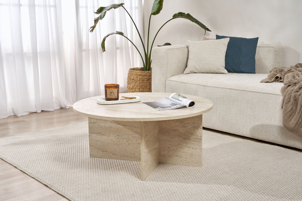 Soleil - Coffee Table - Travertine