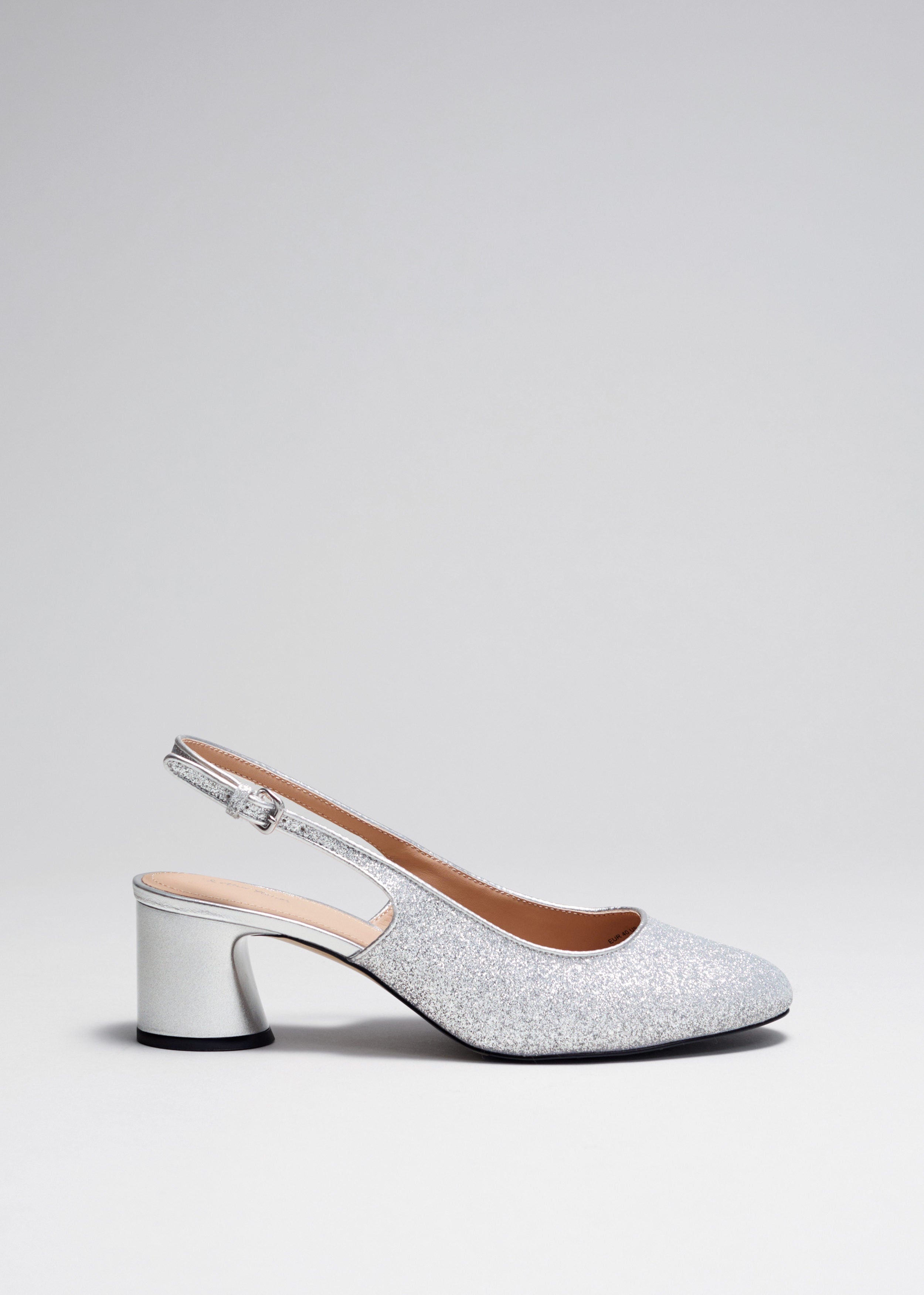 Shoes Hasel Block Heel Pump - Silver - Women