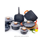 Alizée - Wok - Aluminio - Negro