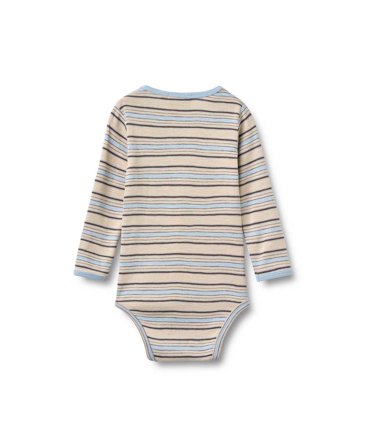 Berti Långärmad Body - Multi Blue Stripe