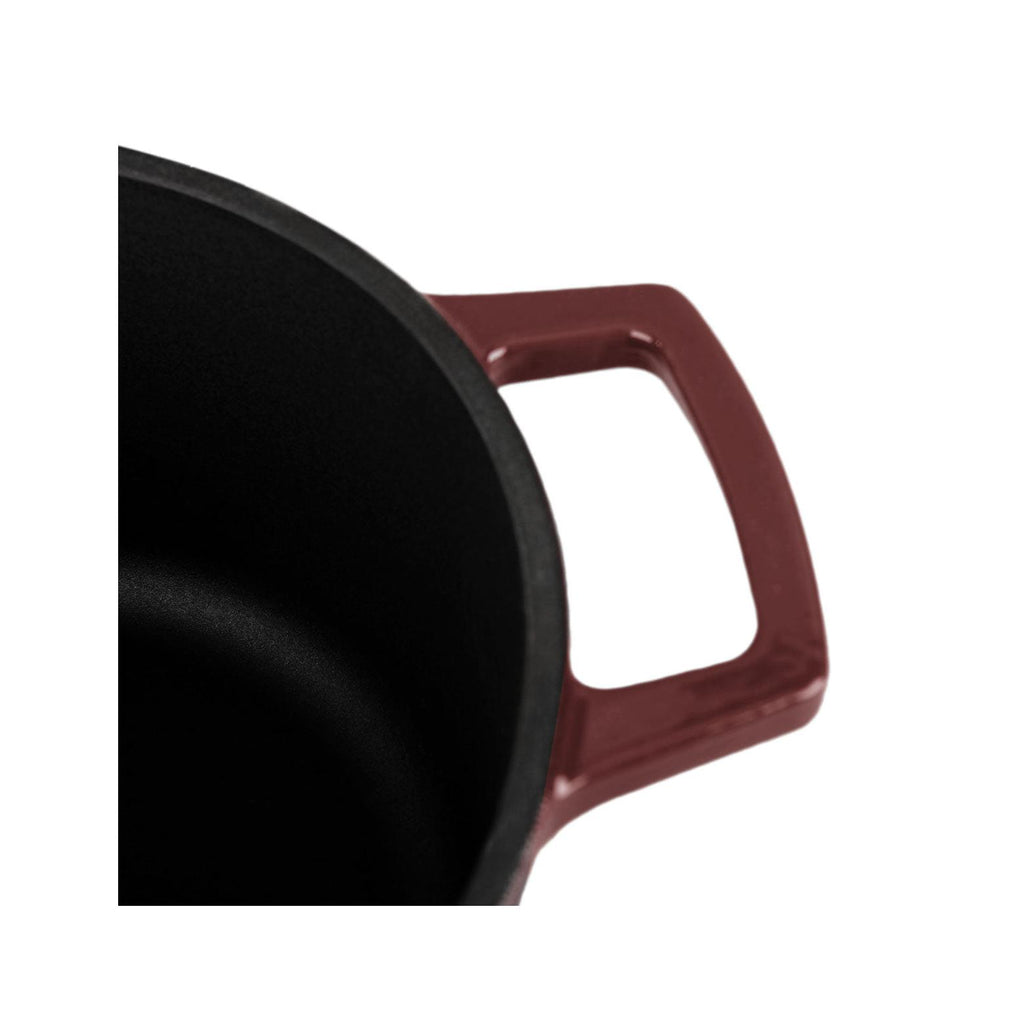 MasseIron - Cocotte Ronde - Fonte Émaillée - Merlot