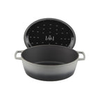MasseIron - Cocotte Ovale - Fonte Émaillée - Ardoise