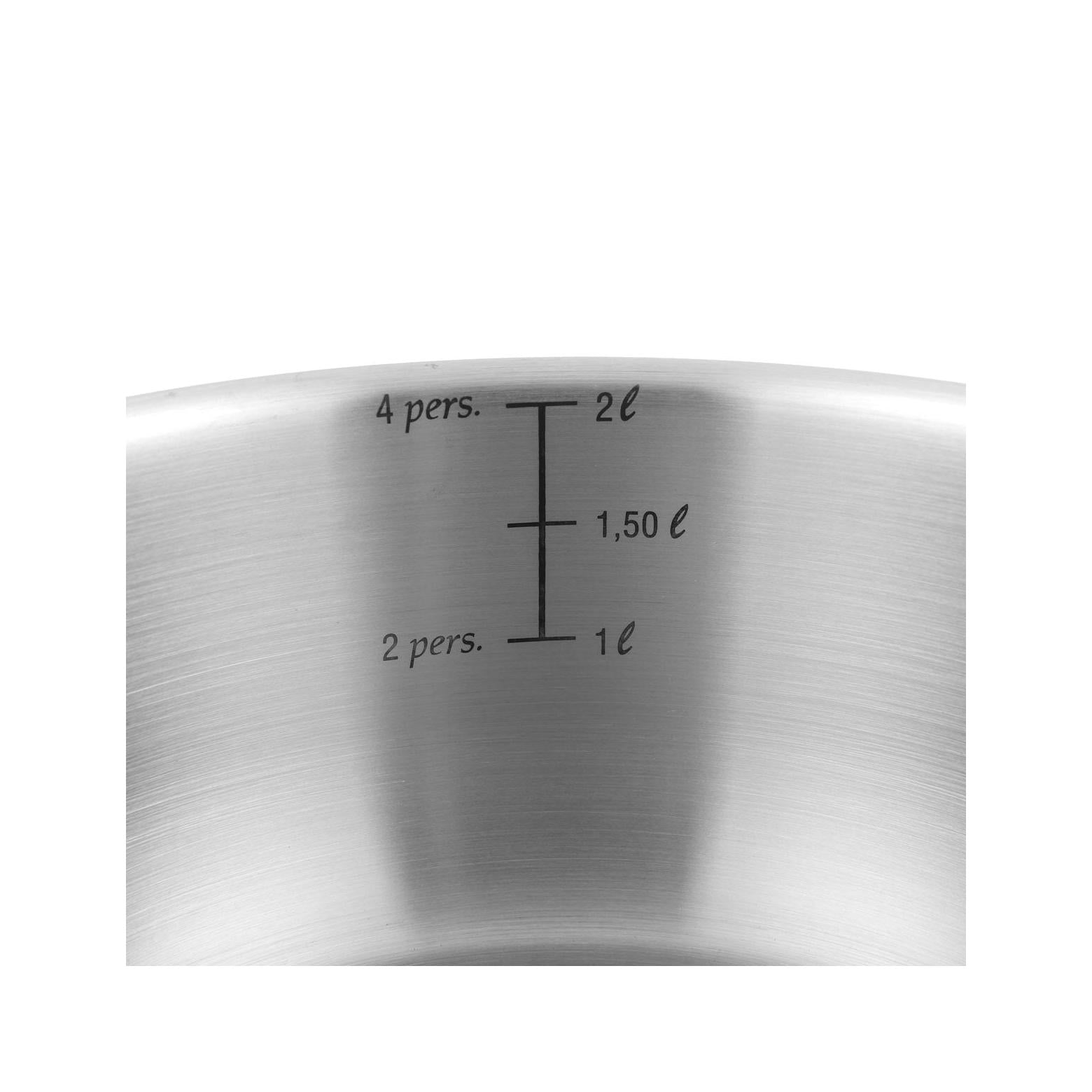 Réactif - Lot De 3 Casseroles Amovibles - Inox - Argent