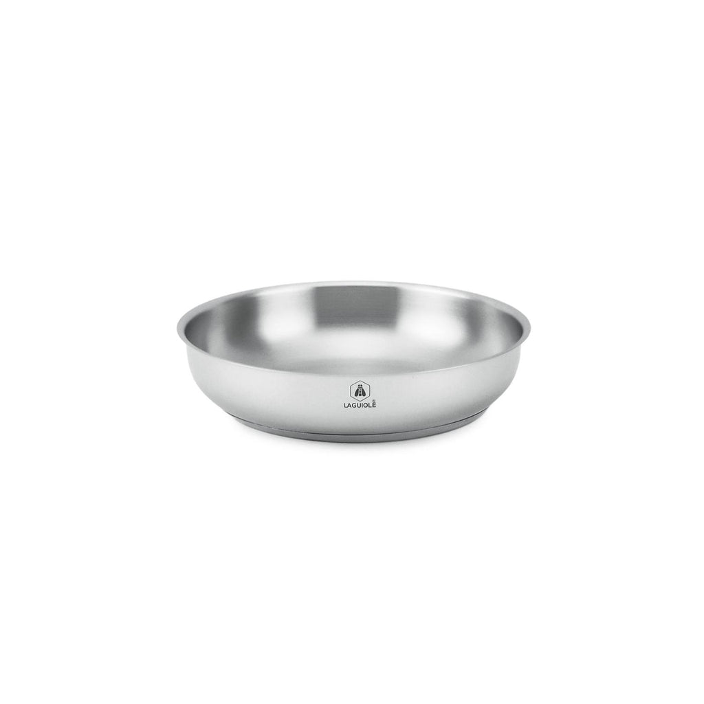 Réactif - Juego de 3 sartenes extraíbles - Acero inoxidable - Plata