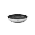 Réactif - Set of 3 Removable Non-Stick Frying Pans - Stainless Steel - Silver