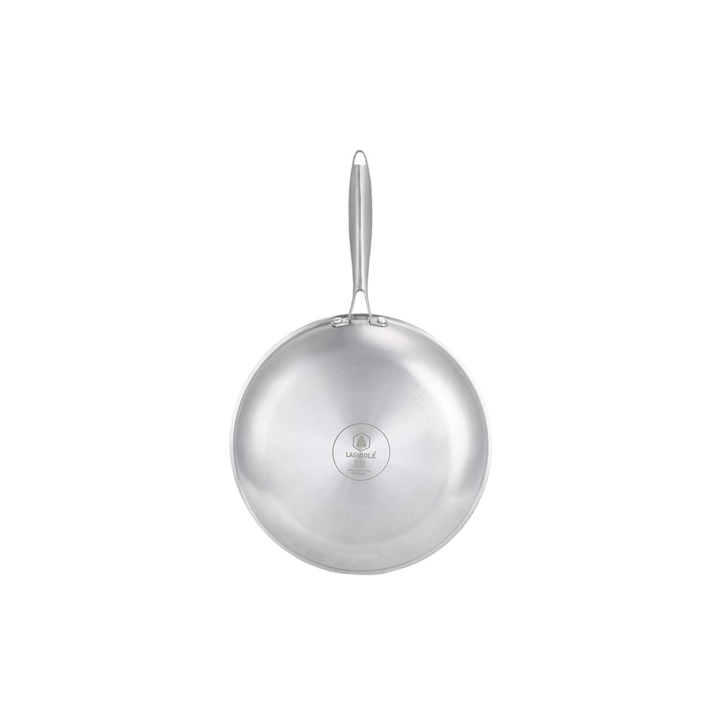 BlackSteel - Lot De 2 Poêles - Inox Triplex - Argenté