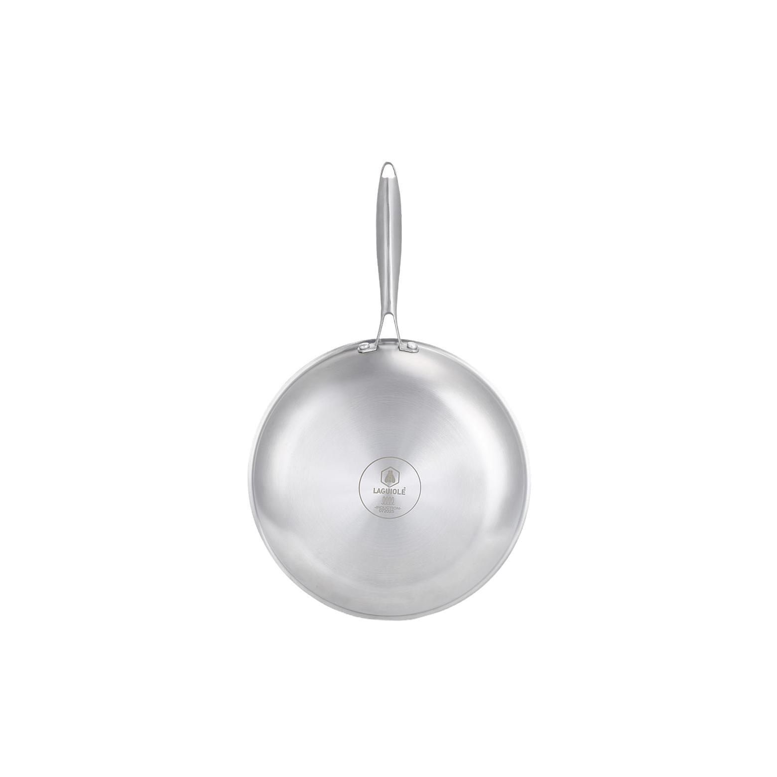 BlackSteel - Lot De 2 Poêles - Inox Triplex - Argenté