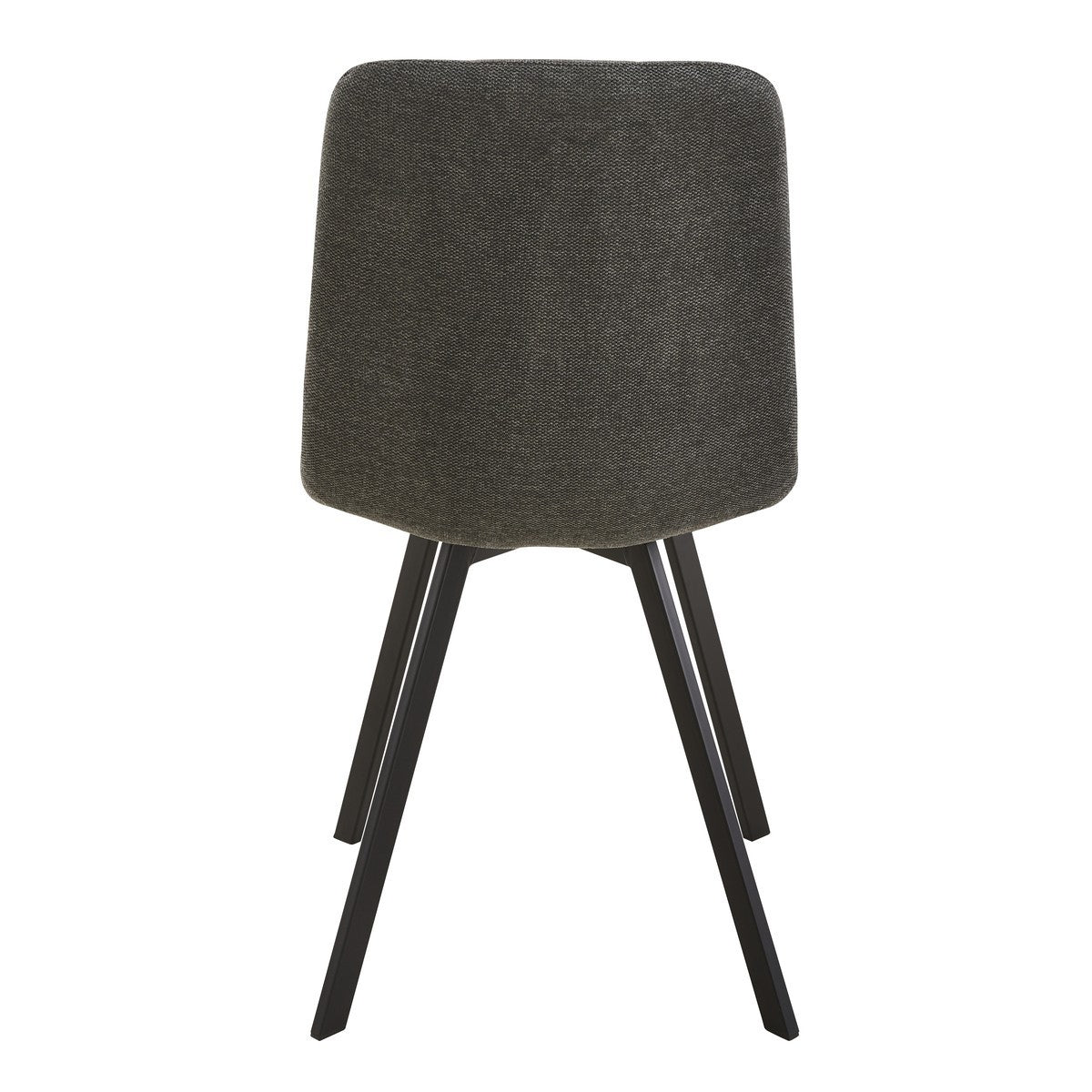 Chilli - Set of 4 Padded Chairs - Anthracite Grey Mottled Fabric