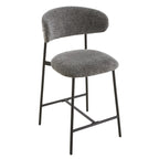 Lot de 2 - Tabouret De Bar Draco - Gris