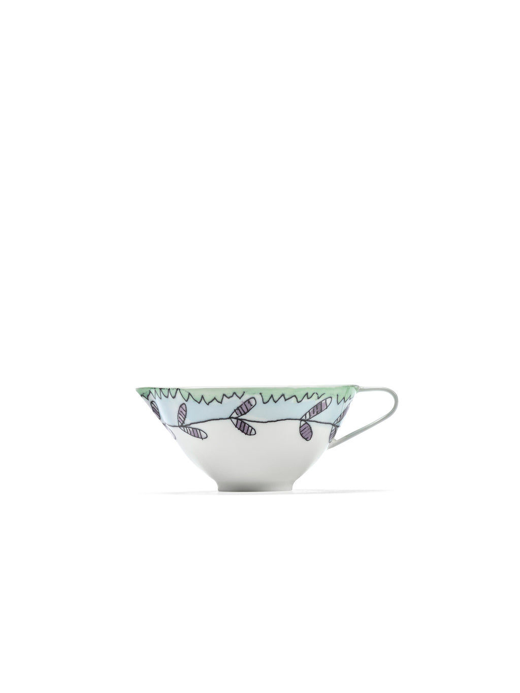 Midnight Flowers - Brocca - Porcellana Bone China - Blossom Milk