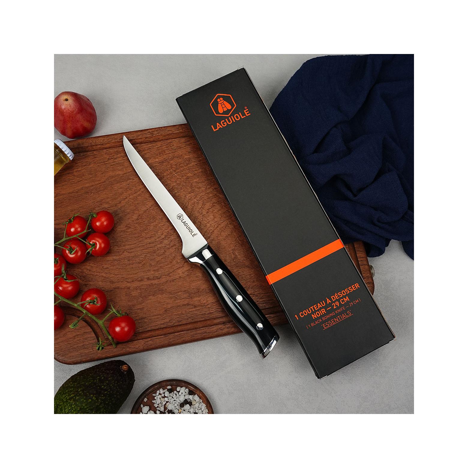 Essentials - Cuchillo para deshuesar - Acero - Negro