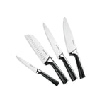 ScintiBois - Bloc + 4 Couteaux - Acier - Noir