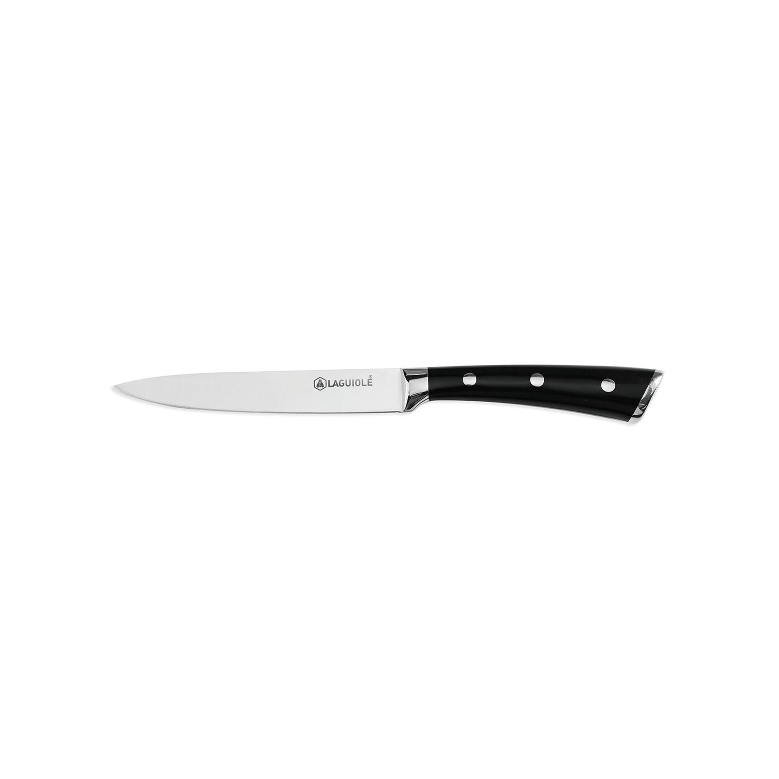 LustroBois - Couteau Office - Acier - Noir