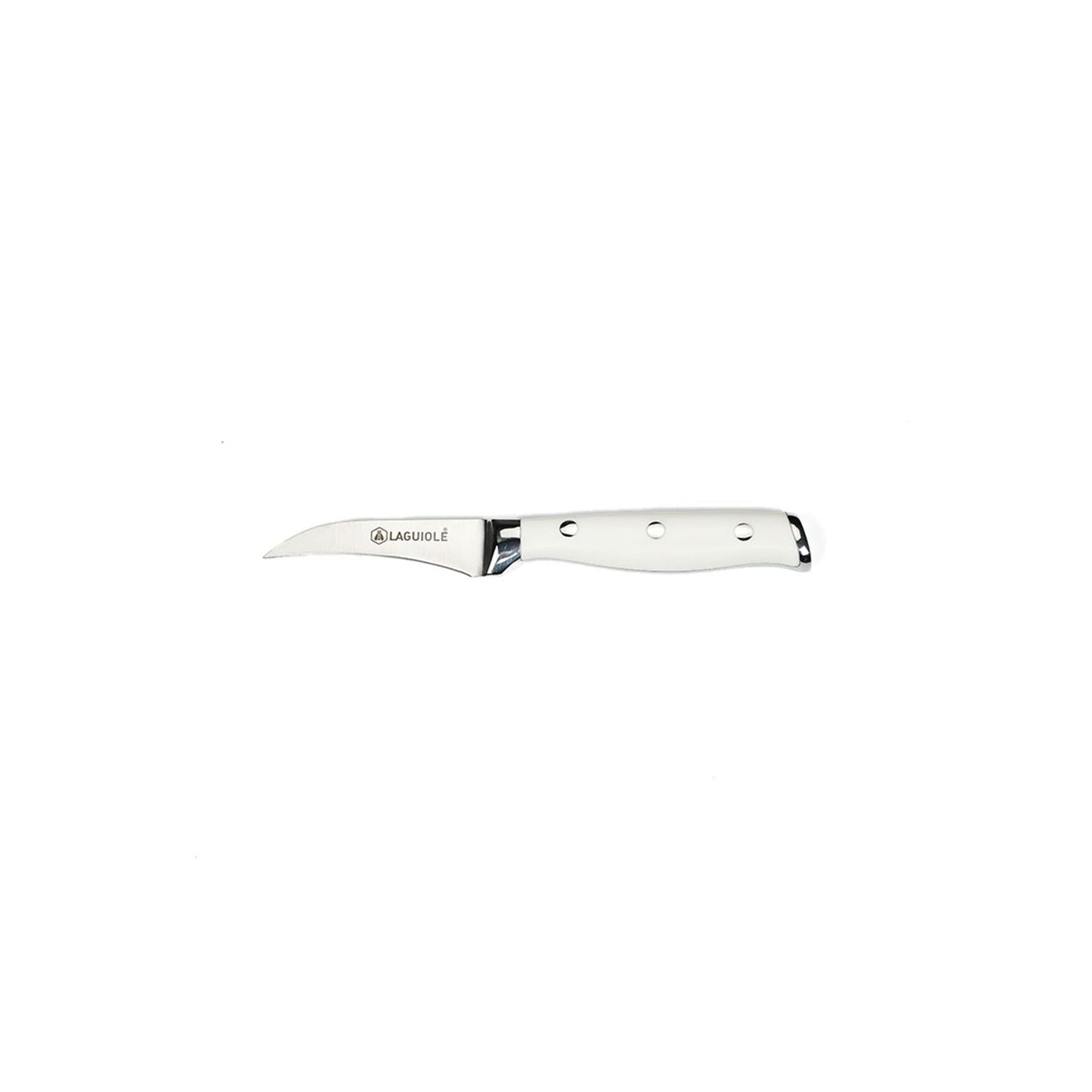 Elegance - Cuchillo Pico de Pájaro - Acero - Blanco