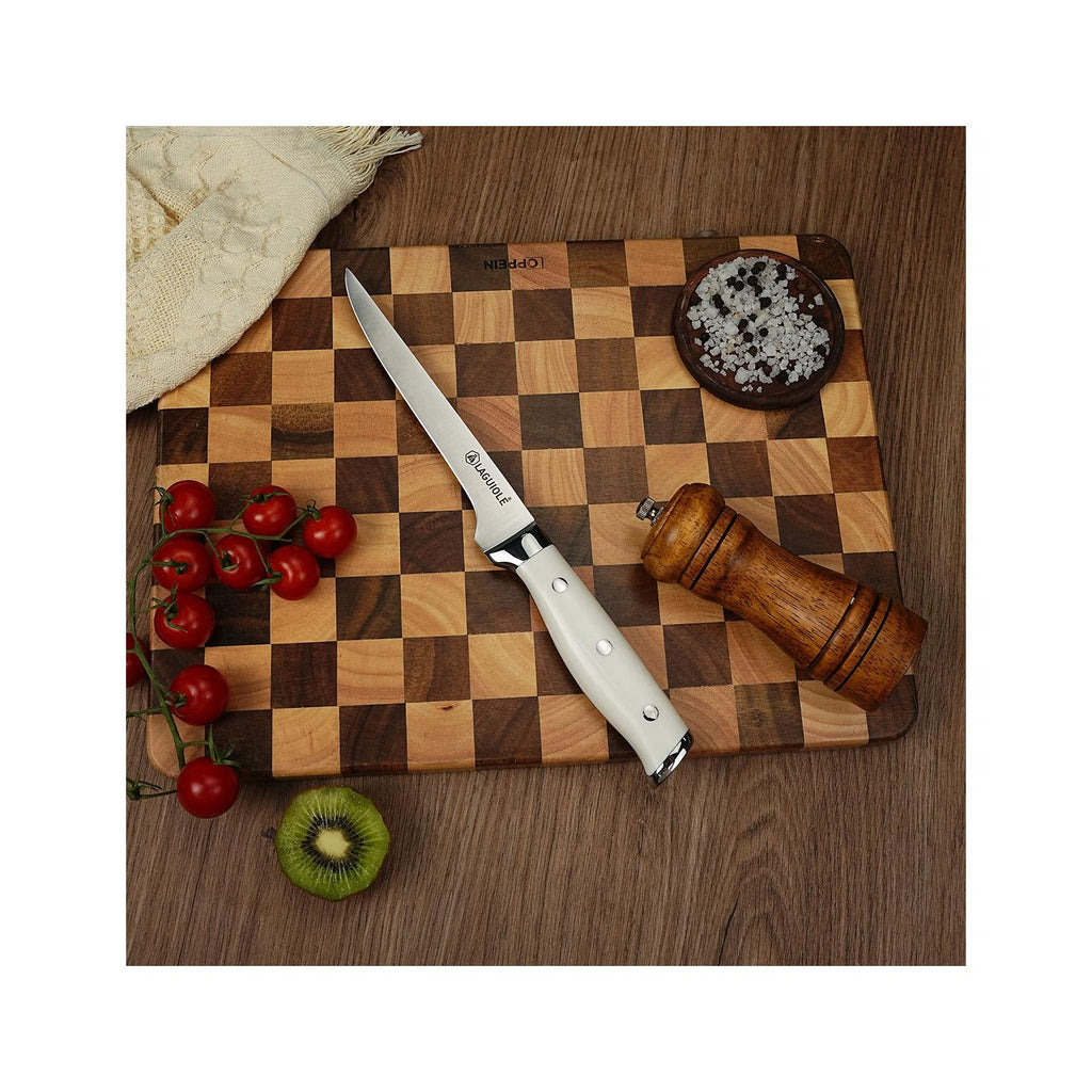 Elegance - Cuchillo para deshuesar - Acero - Blanco