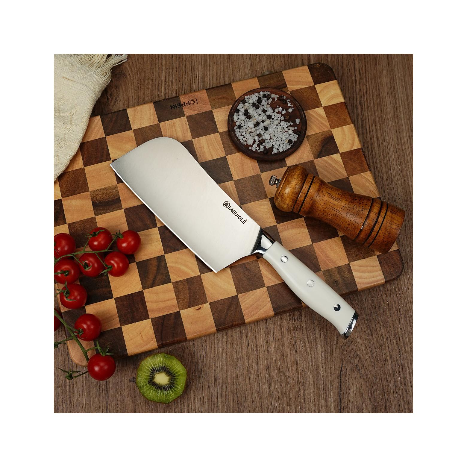 Elegance - Cuchilla - Acero - Blanco
