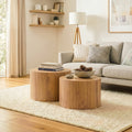Maia - Lot De 2 Tables Basses Rondes