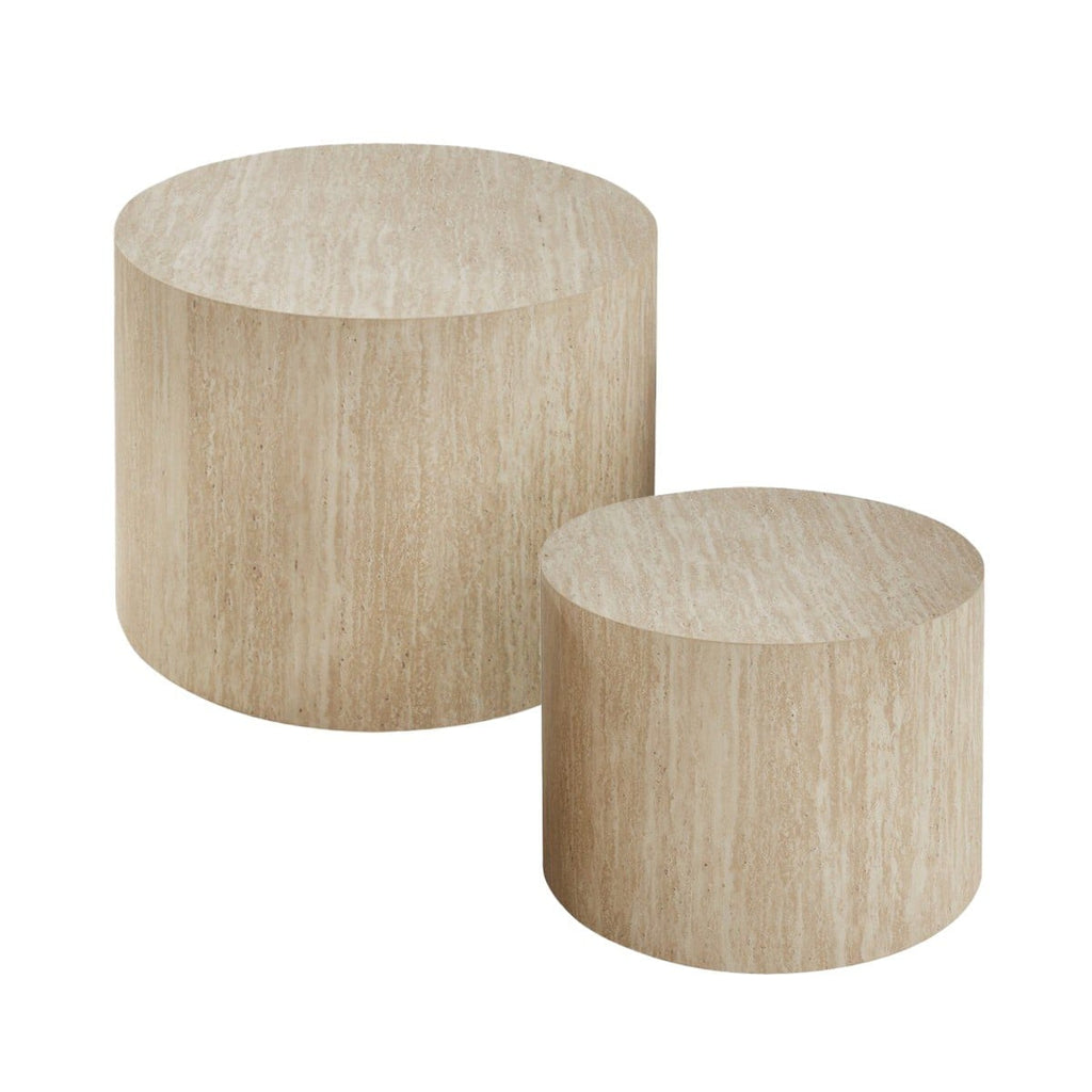 Maia - Lot De 2 Tables Basses Rondes