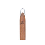 Sève - Set 2 Ustensiles Barbecue Couteau + Fourchette - Acier Et Bois D'Acacia - Argenté / Bois