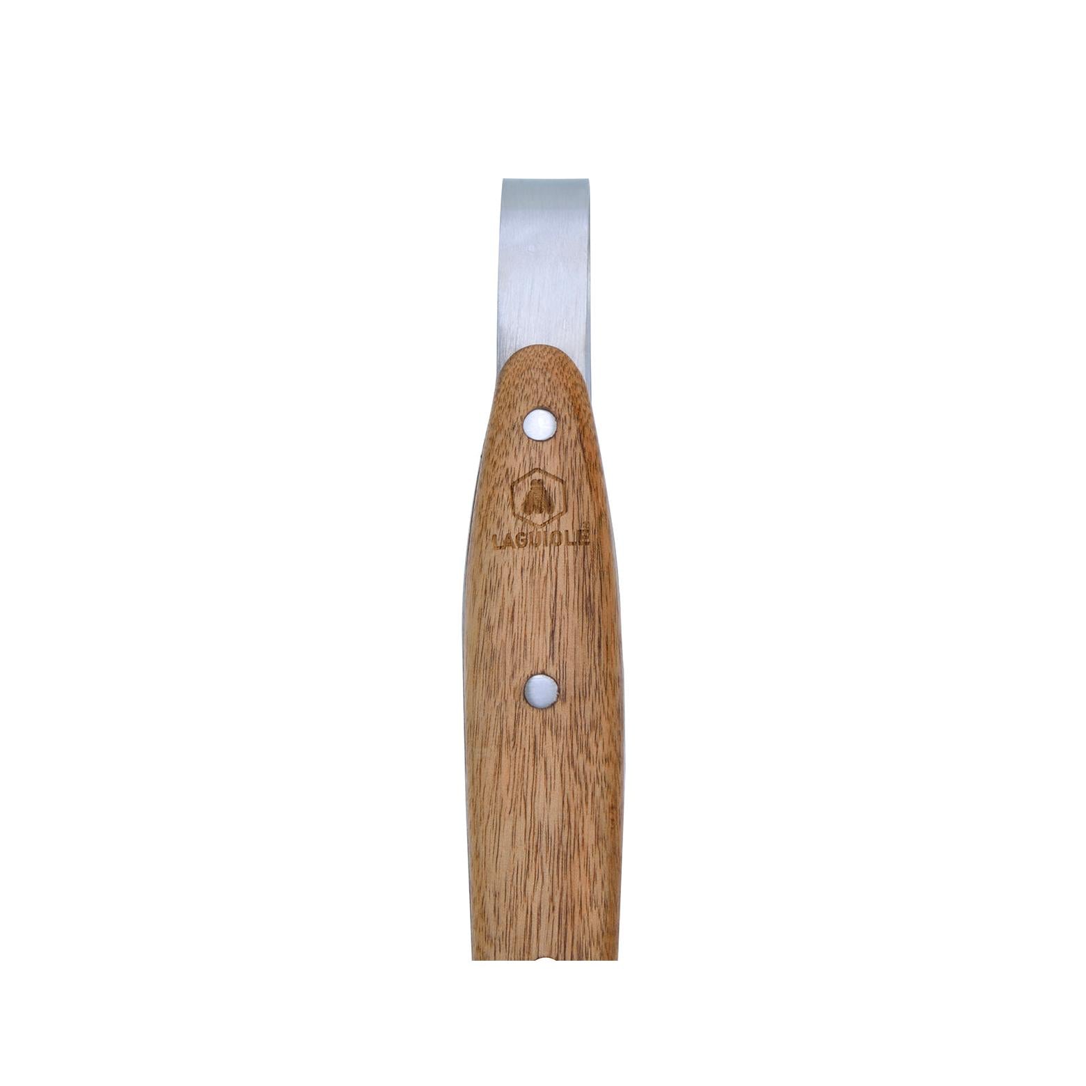 Sève - Set 2 Ustensiles Barbecue Spatule + Pince - Acier Et Bois D'Acacia - Argenté / Bois