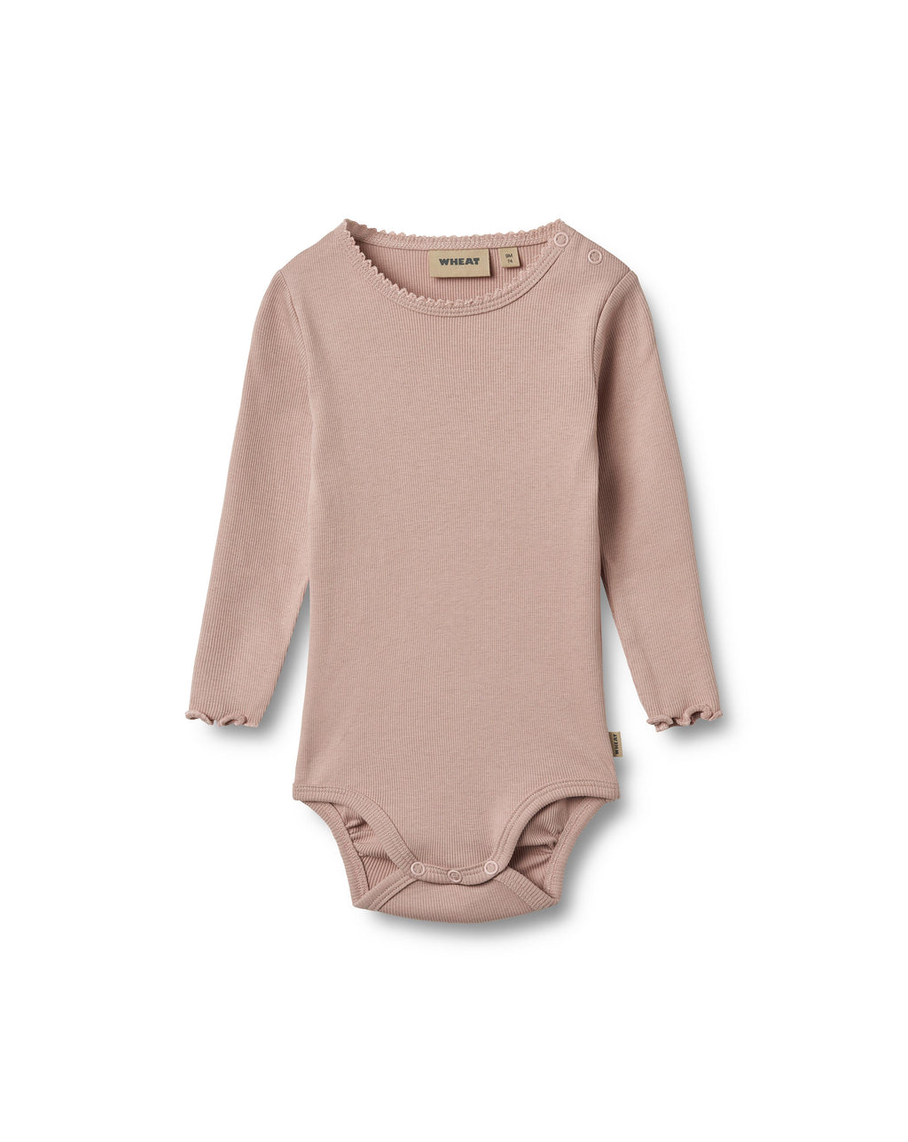 Body a maniche lunghe Regitze - Rosa cipria