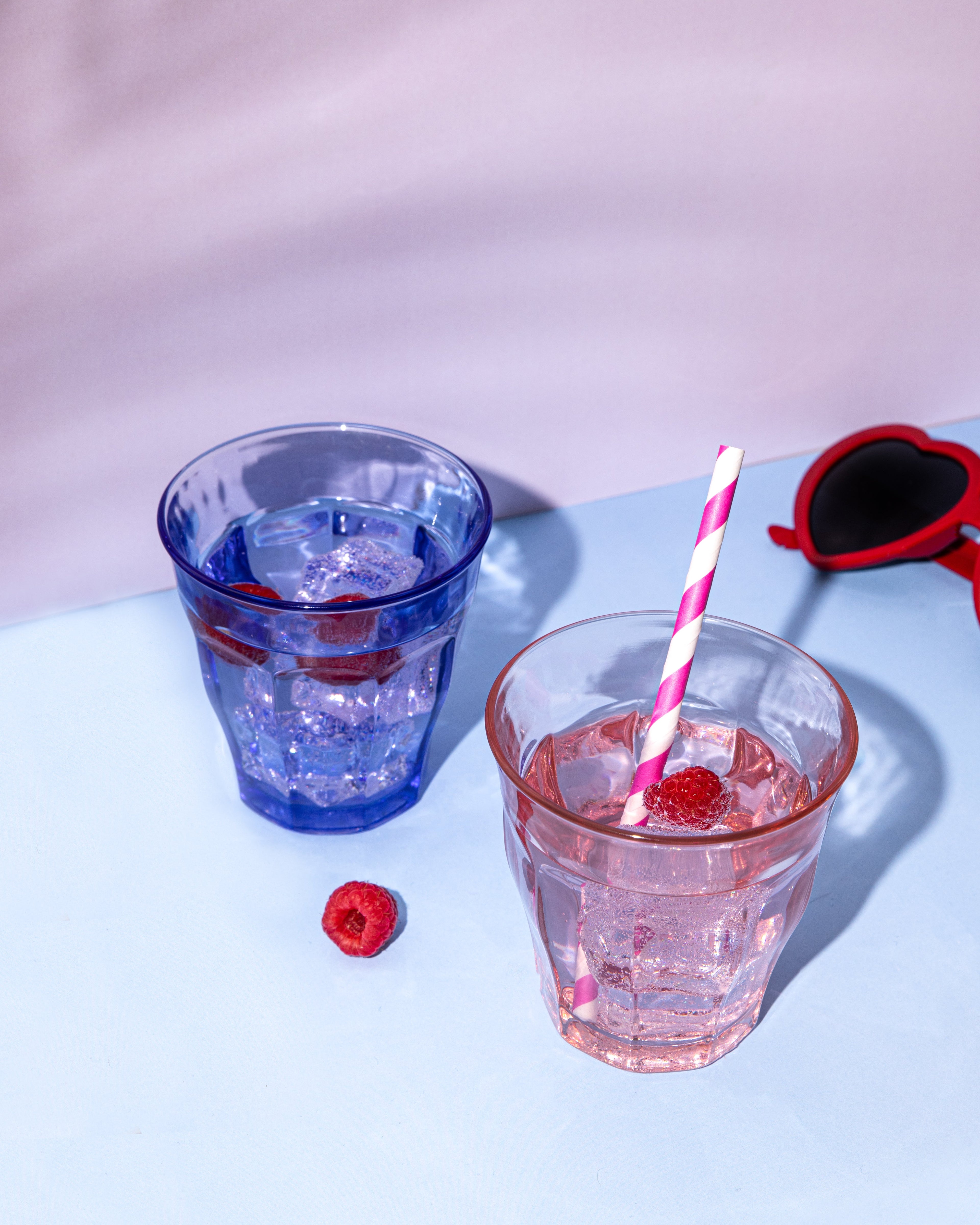 Pack De 4 Gobelets Picardie - Marine & Rose - 25Cl