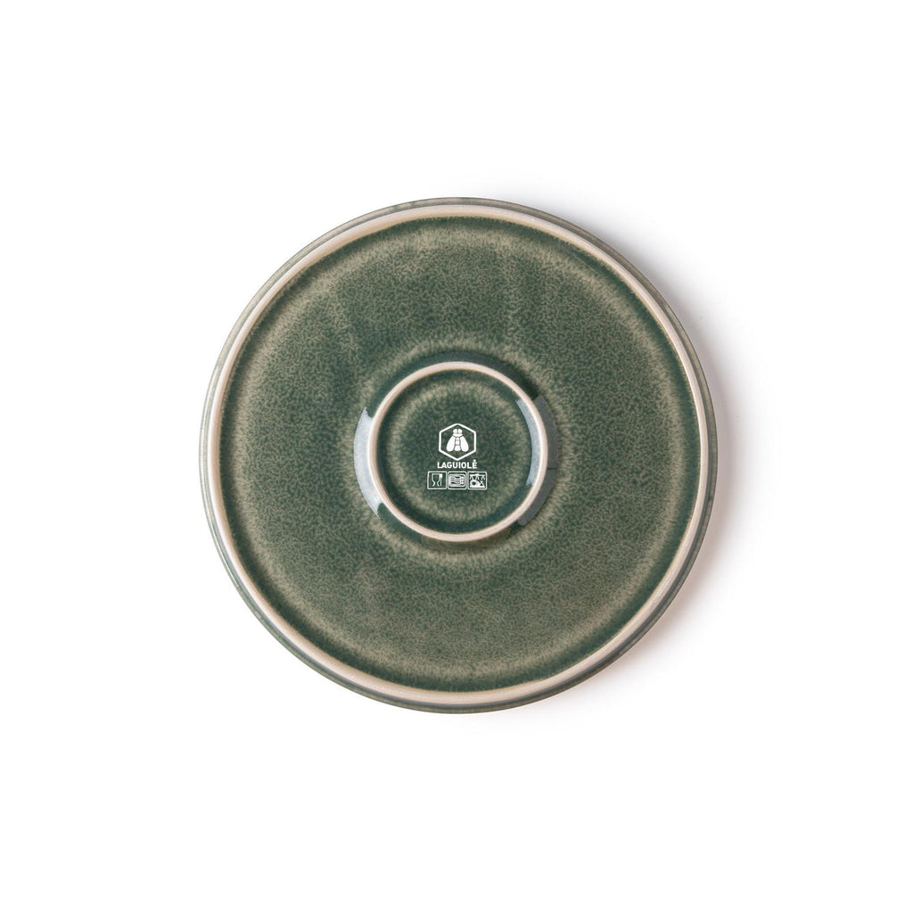 Jade - Vajilla de 12 piezas - Gres reactivo - Verde