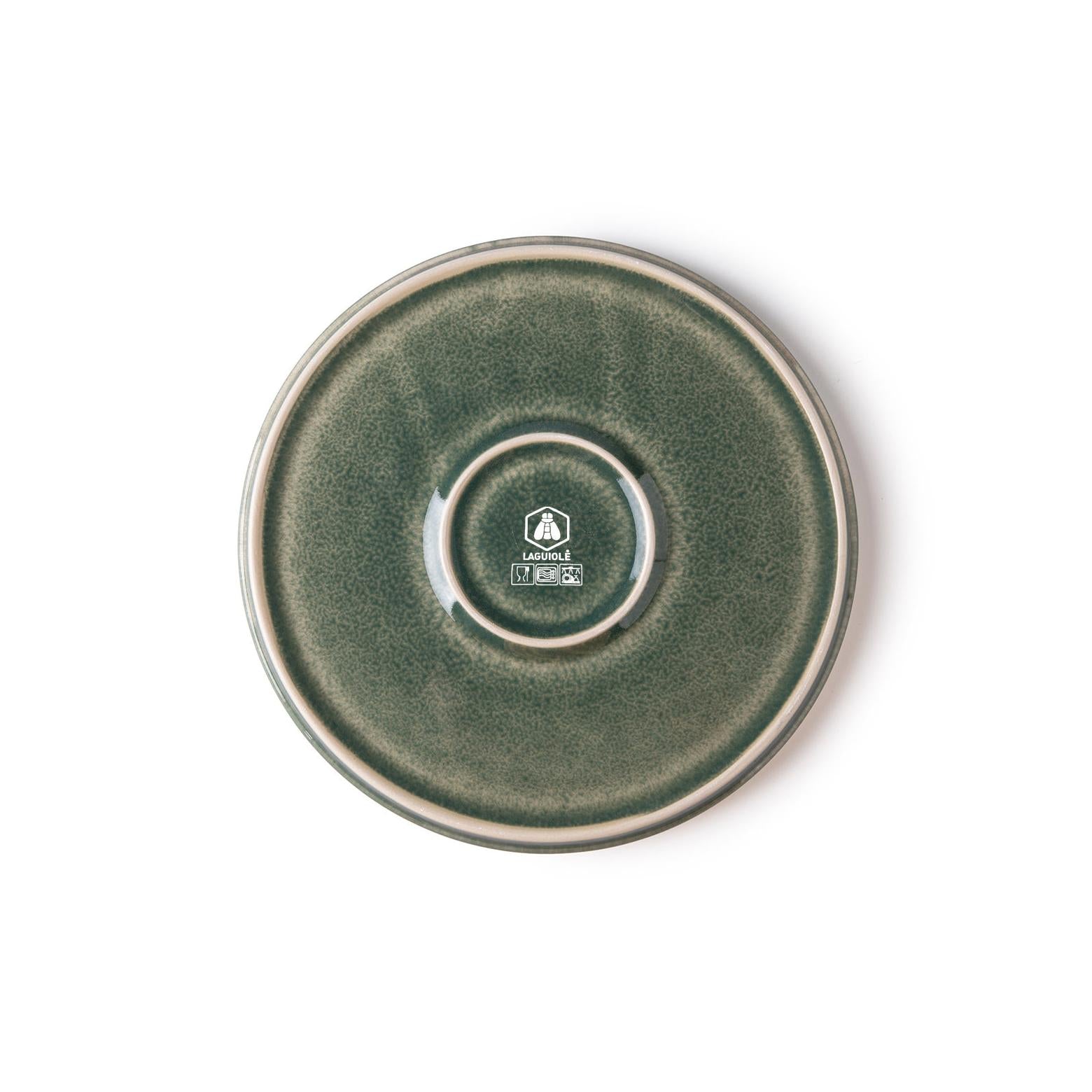 Jade - Vajilla de 12 piezas - Gres reactivo - Verde