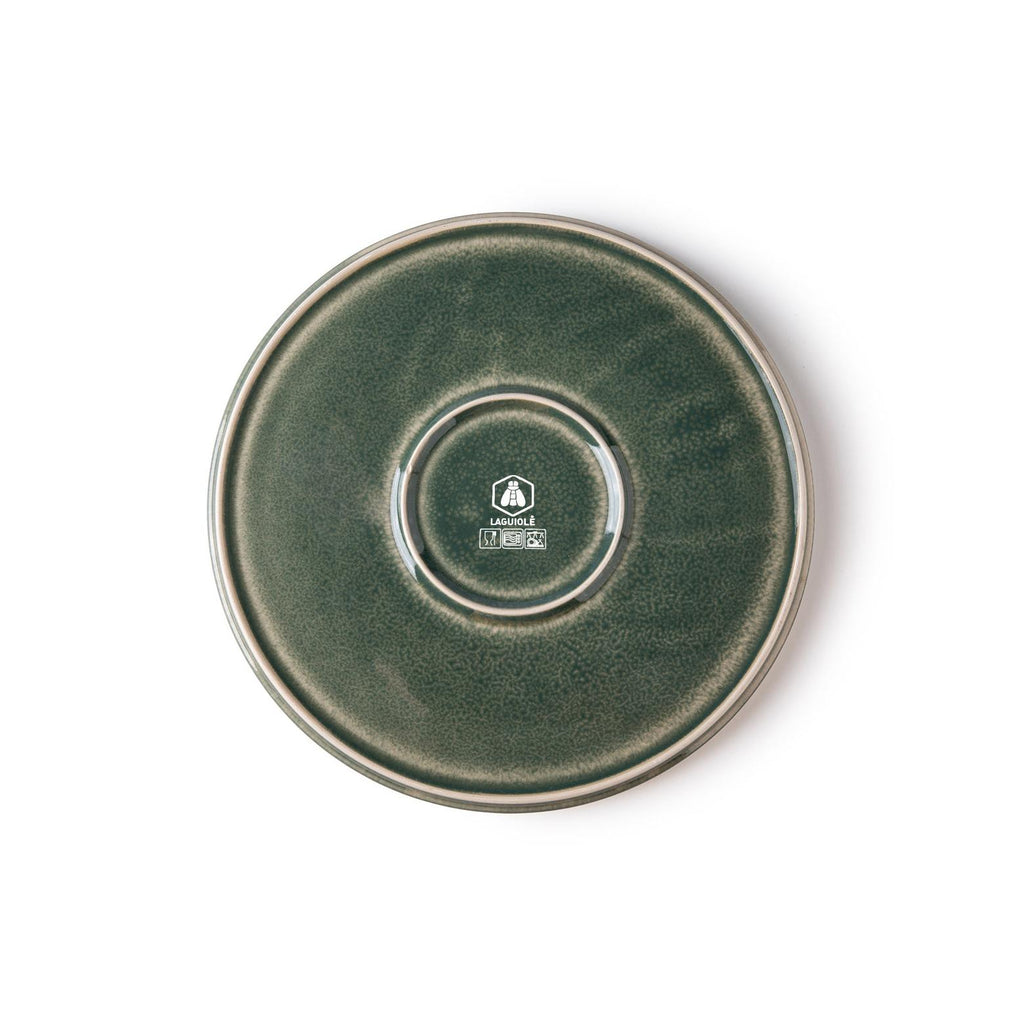 Jade - Vajilla de 12 piezas - Gres reactivo - Verde