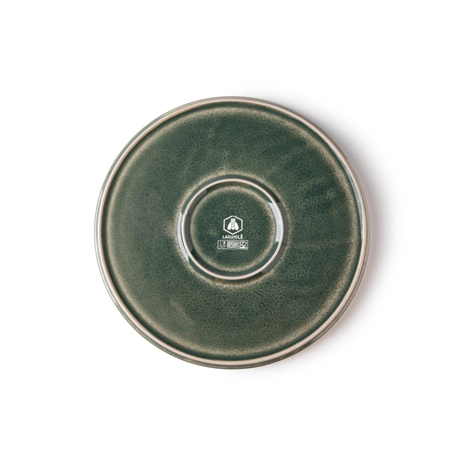 Jade - Vajilla de 12 piezas - Gres reactivo - Verde