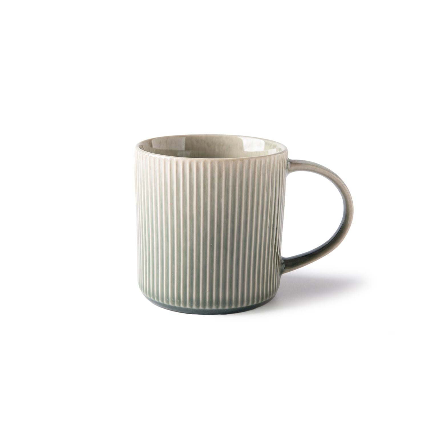 Jade - Juego de 2 Tazas - Gres reactivo - Verde