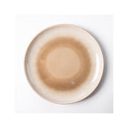 Iris Taupe - 18 Piece Dinner Service - Reactive Stoneware - Taupe